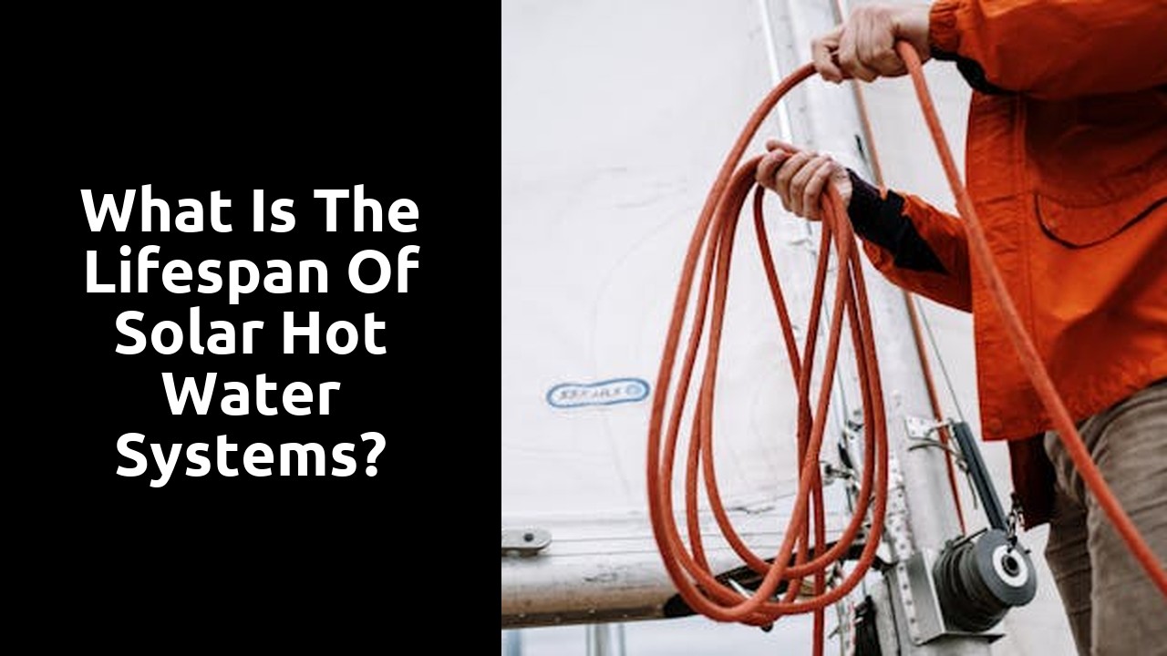 What is the lifespan of solar hot water systems?